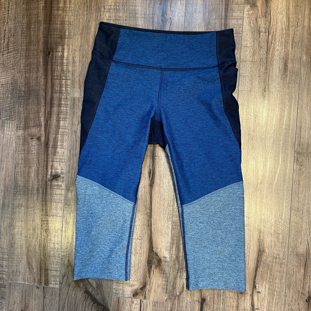 Outdoor Voices Colorblock Crop Leggings